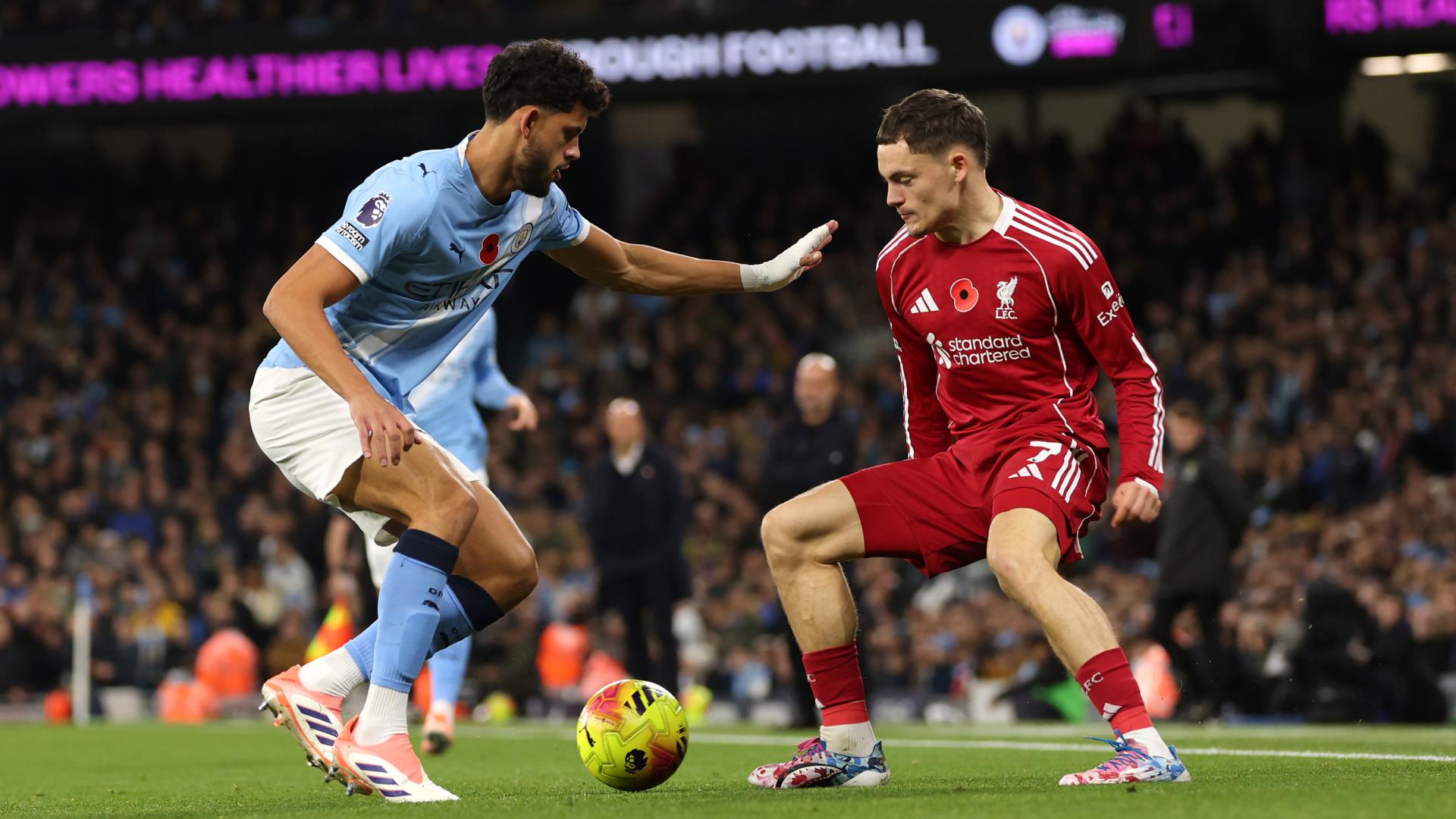 Manchester City 3-0 Liverpool: Watch match action
