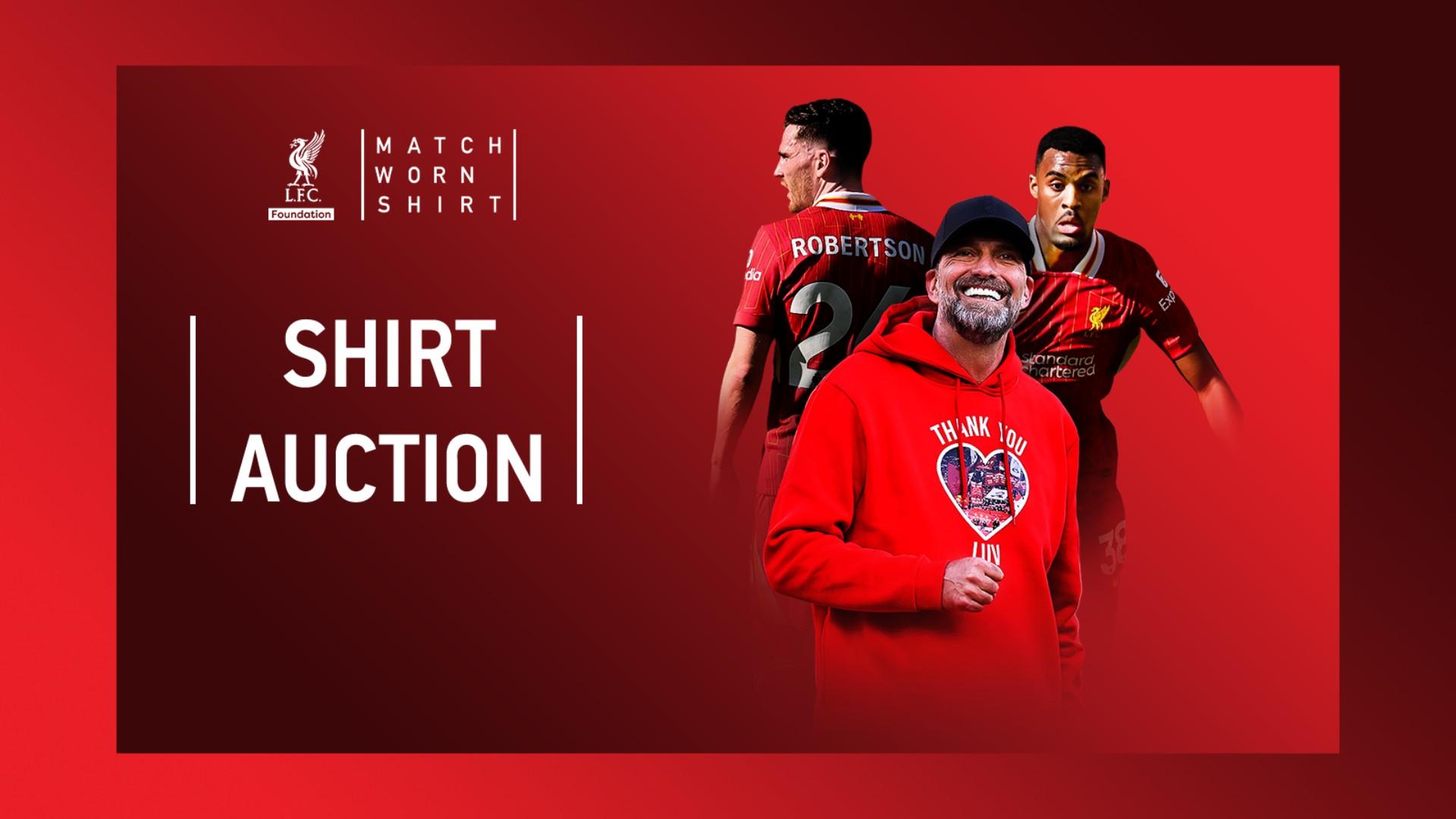 Memorabilia from Jürgen Klopp's farewell season up for auction to raise funds for LFC Foundation