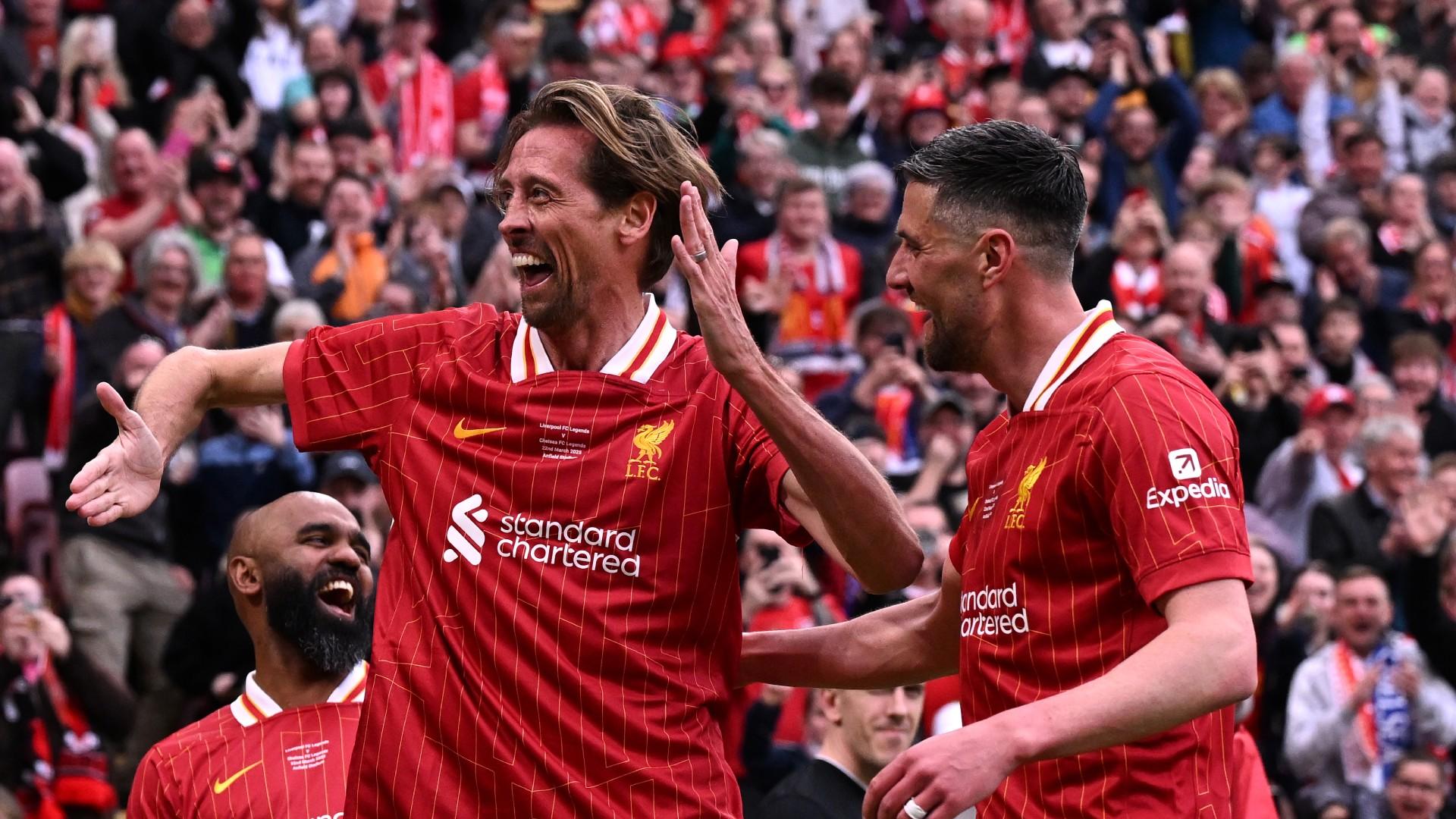 'Amazing!' - Peter Crouch and Steven Gerrard relish LFC Legends' win v Chelsea