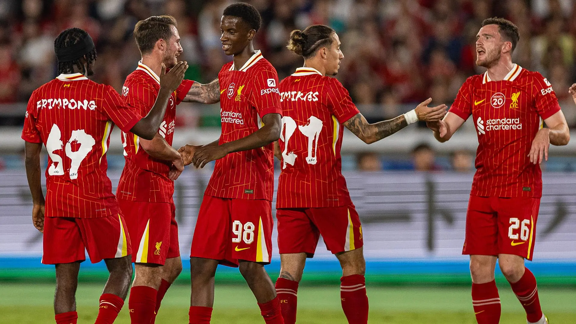 Photo gallery: Liverpool's 3-1 win over Yokohama F. Marinos in Japan