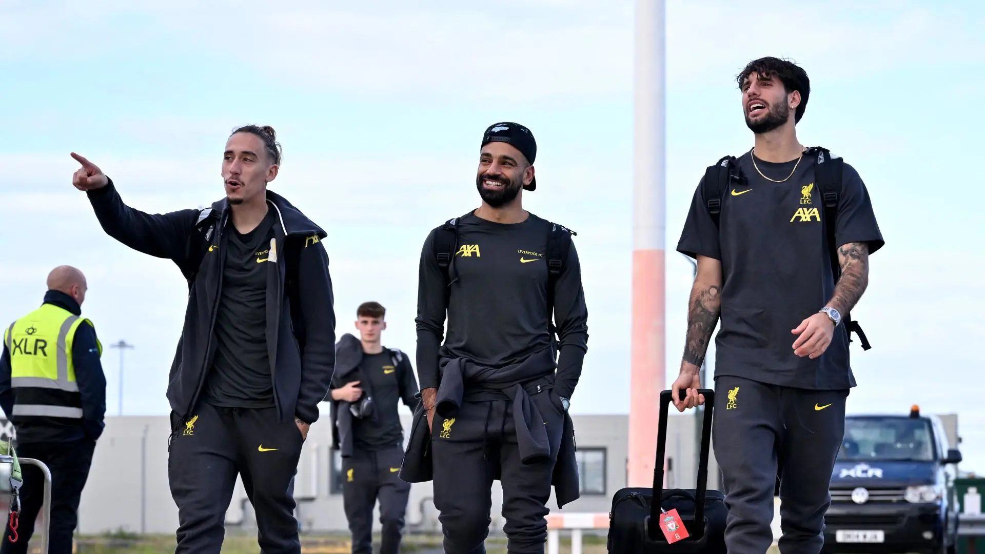 Departure photos: Liverpool squad set off for Leipzig UCL trip