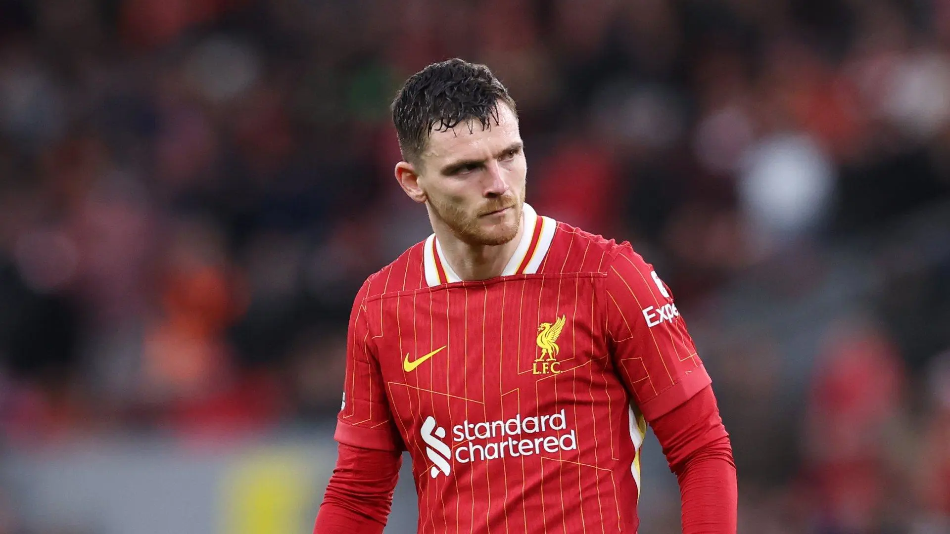 Andy Robertson to serve one-match suspension