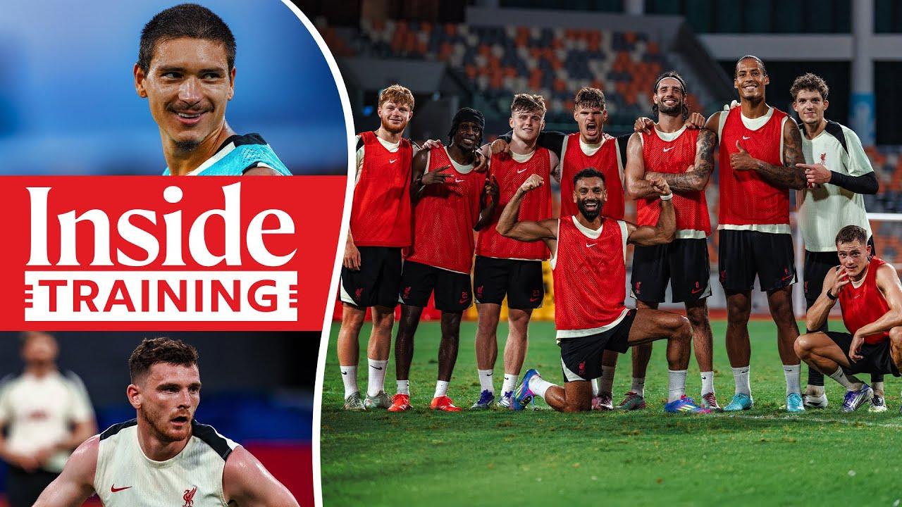 Inside Training: Watch Liverpool's Wednesday double session on tour