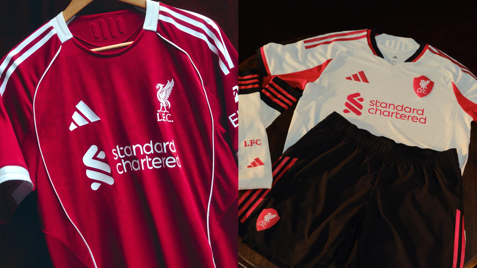 Photos: A closer look at Liverpool's new adidas home and away kits