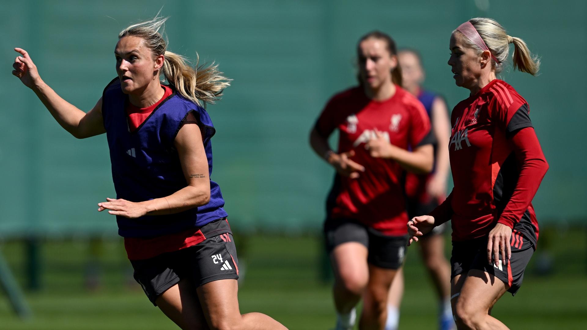 Training photos: Liverpool's Wednesday prep for WSL trip to Man City