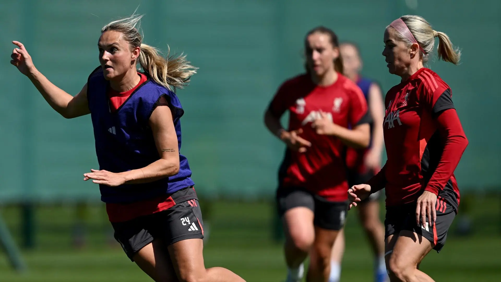 Training photos: Liverpool's Wednesday prep for WSL trip to Man City