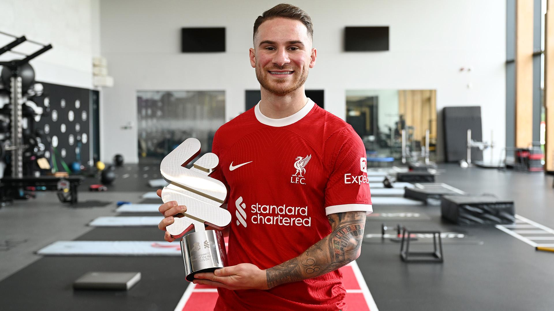 Alexis Mac Allister voted Liverpool's Player of the Month for March