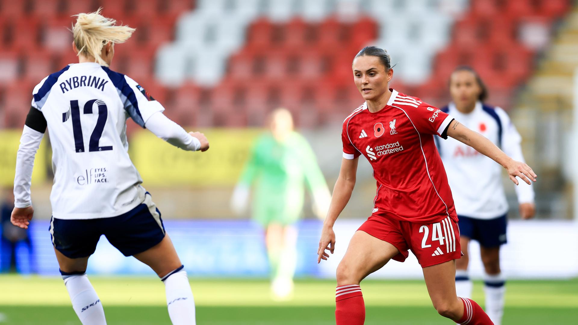 Liverpool FC Women beaten at Tottenham Hotspur in WSL