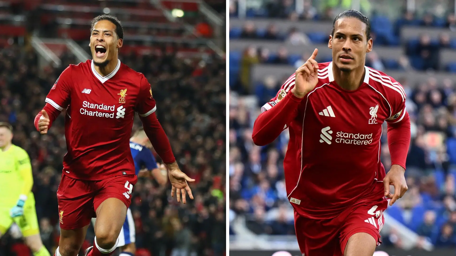Seeing double: Virgil van Dijk repeats LFC debut goal against Everton