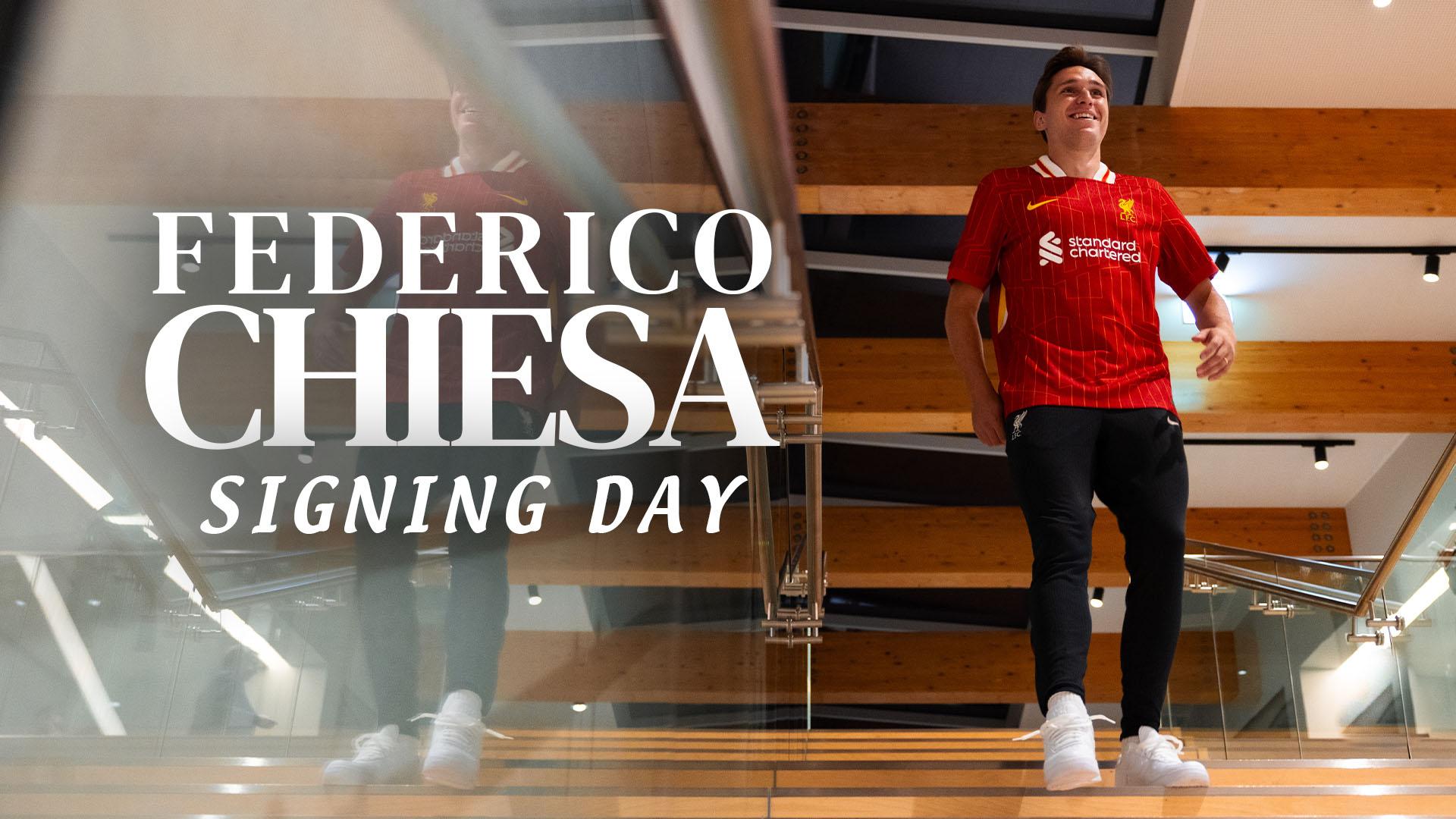 Signing day vlog: Watch the story of Federico Chiesa's Liverpool arrival