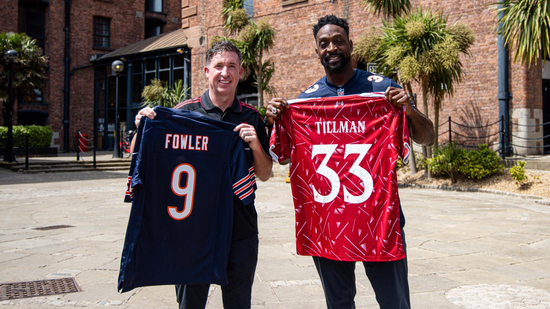 Liverpool and Chicago Bears join forces for meet and greet at Albert Dock