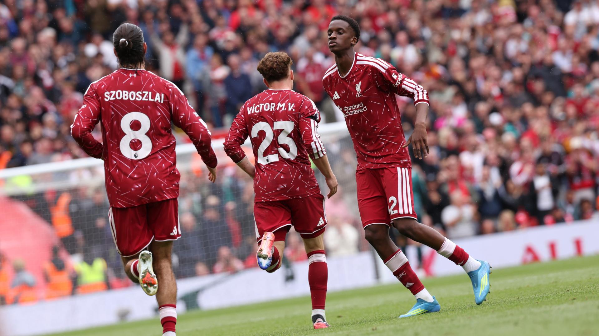 Who was Liverpool's Carlsberg Player of the Match v Nottm Forest?