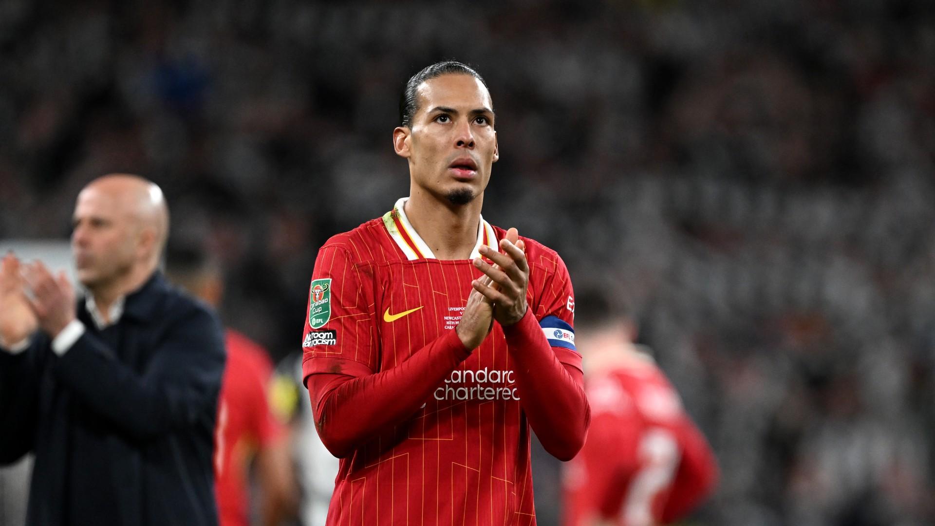 Virgil van Dijk's message after Carabao Cup final defeat
