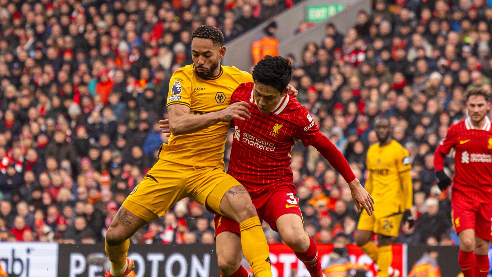 Wataru Endo on hard-fought Wolves win, Anfield cameo and more
