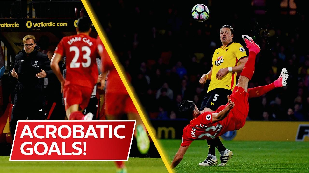 Compilation: 11 brilliant acrobatic goals scored for Liverpool