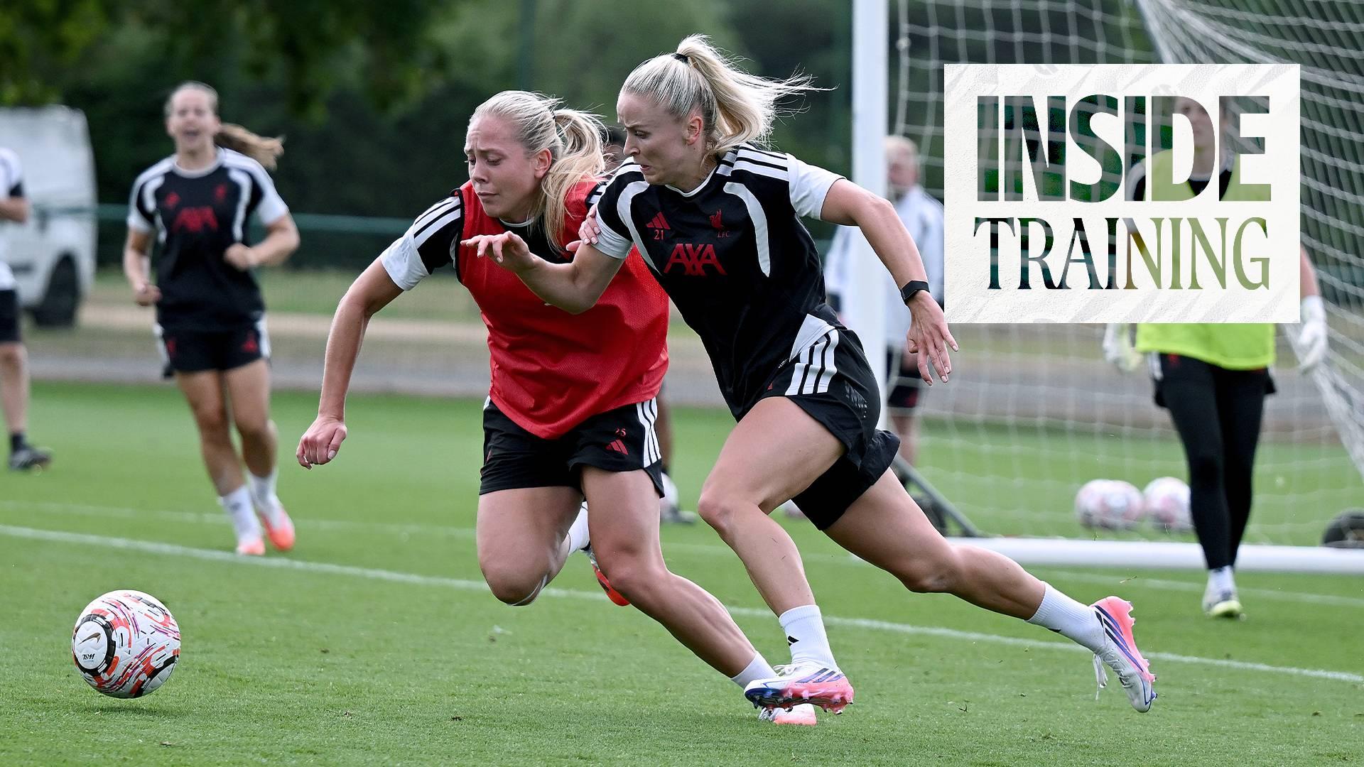 Inside Training: A mic'd up session at LFC Women's pre-season camp