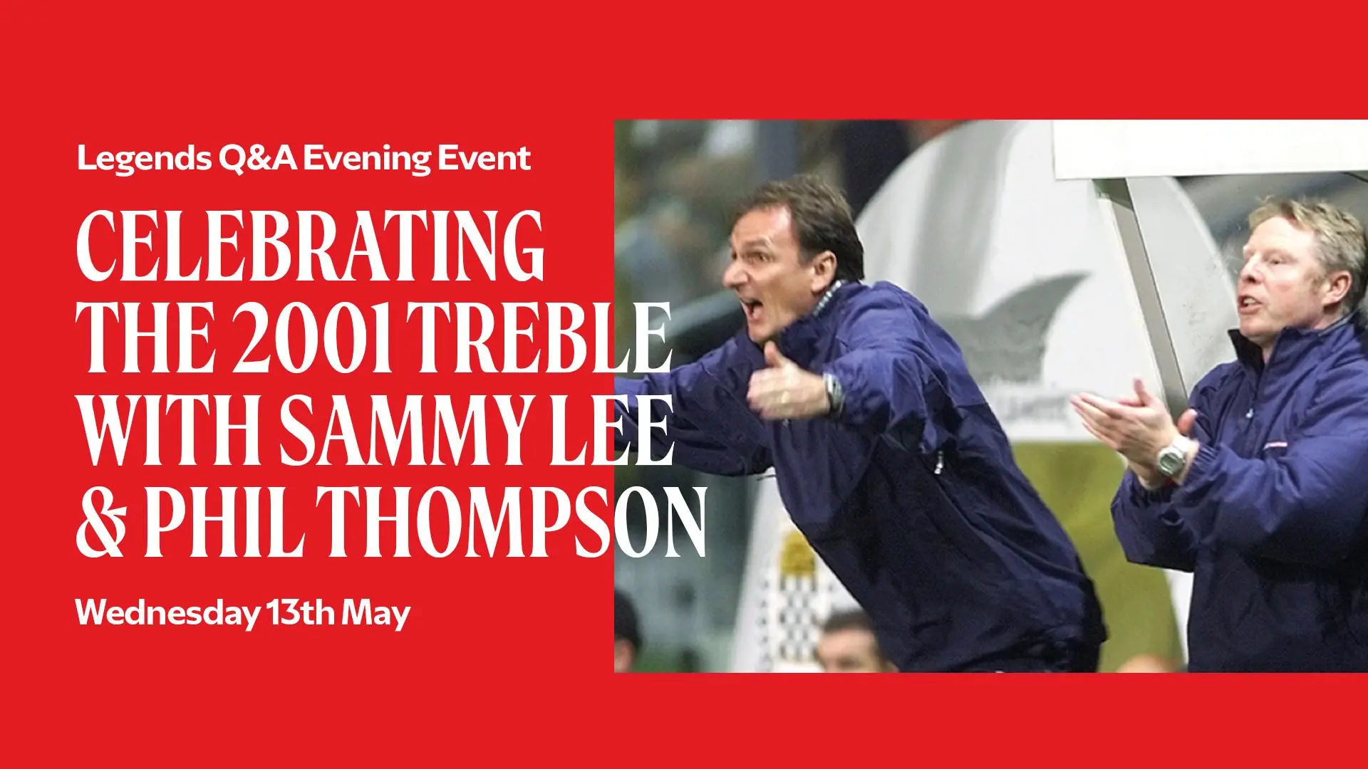 Sammy Lee and Phil Thompson headline new Legends Q&A evening at Anfield