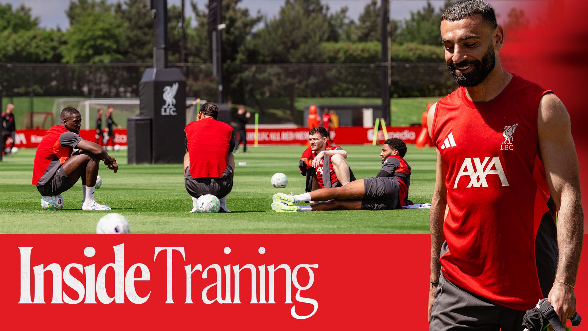 Inside Training: Robbo and Salah goodbyes amid Liverpool's Brentford build-up