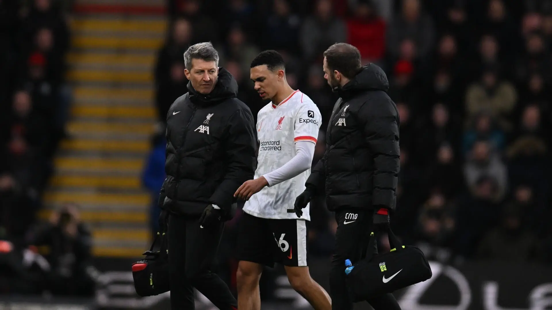 Arne Slot's update on Trent Alexander-Arnold injury