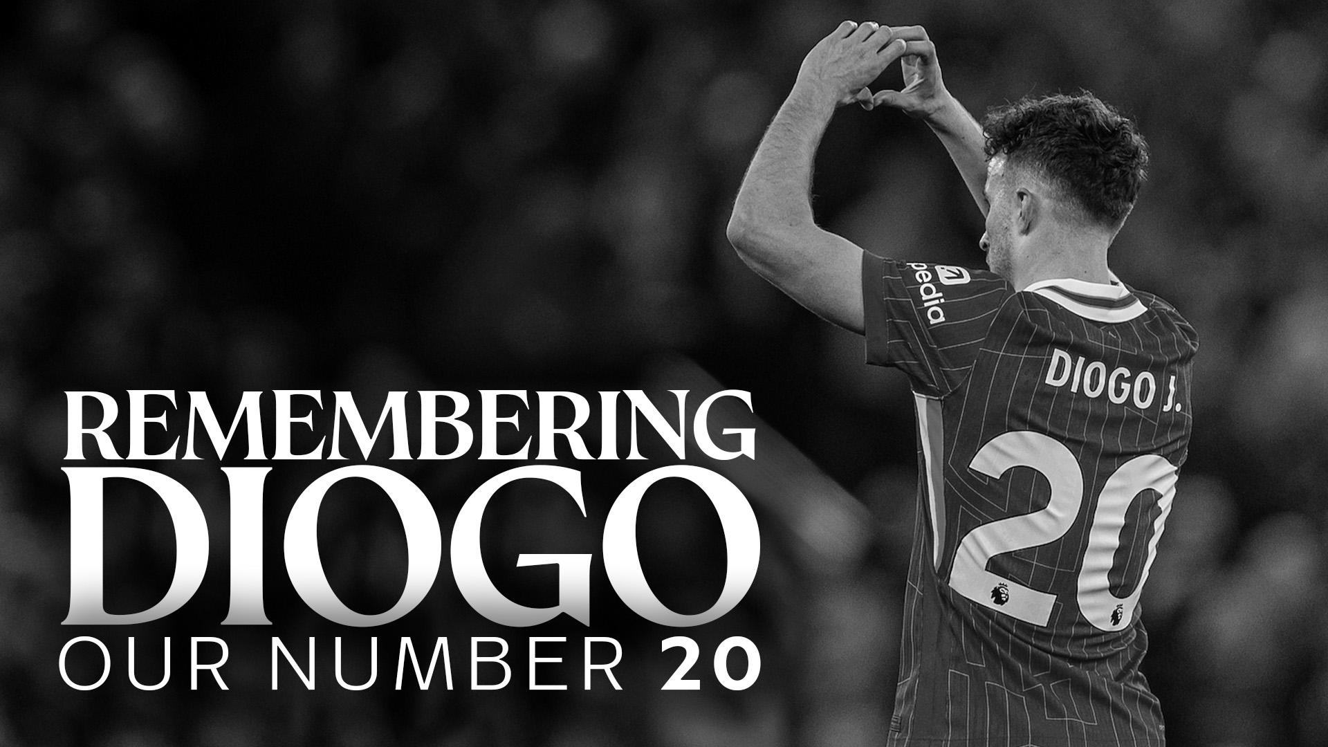 6pm BST: Watch 'Remembering Diogo: Our Number 20' - a special tribute