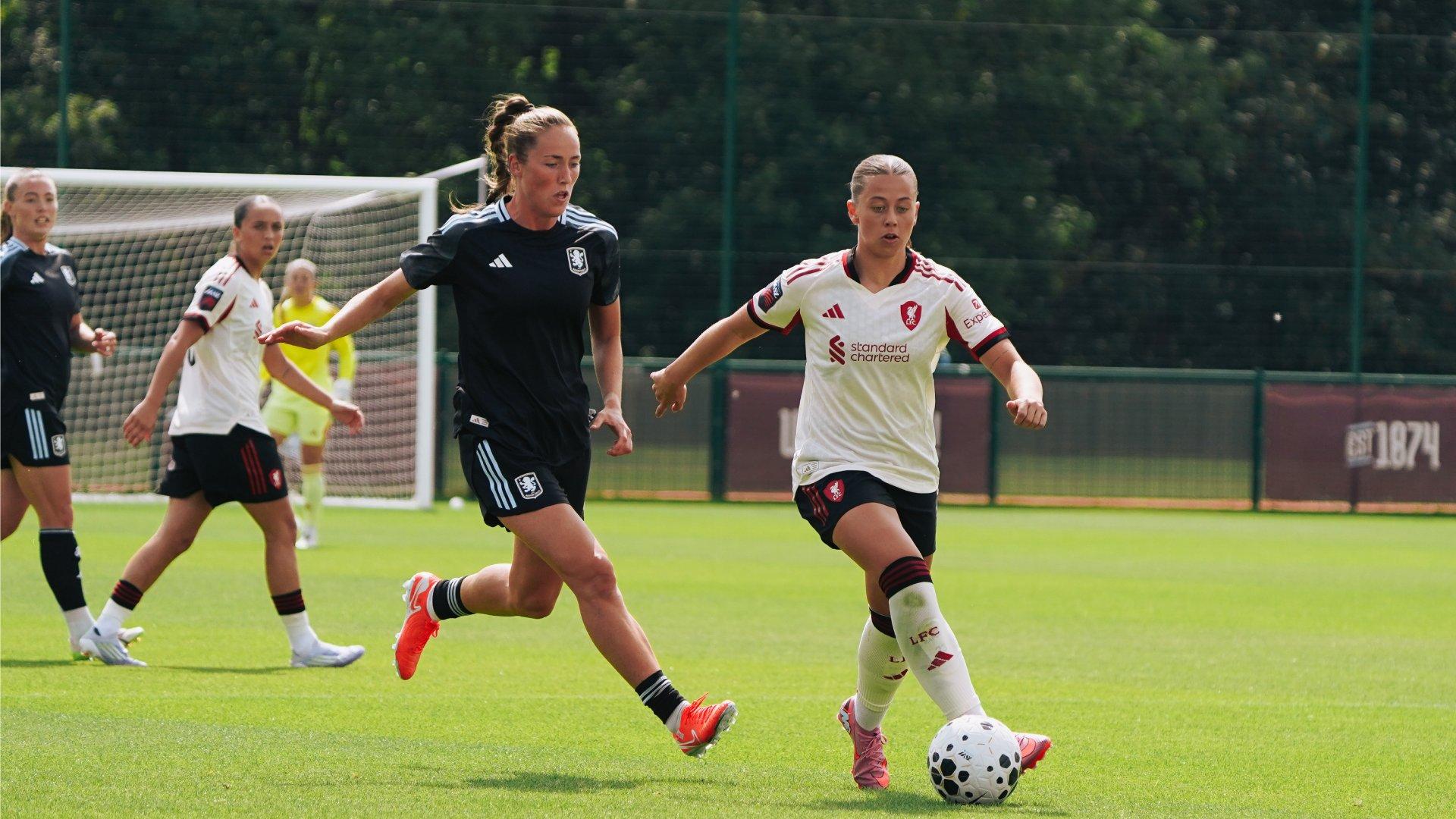 LFC Women lose to Aston Villa in Gareth Taylor's first game in charge