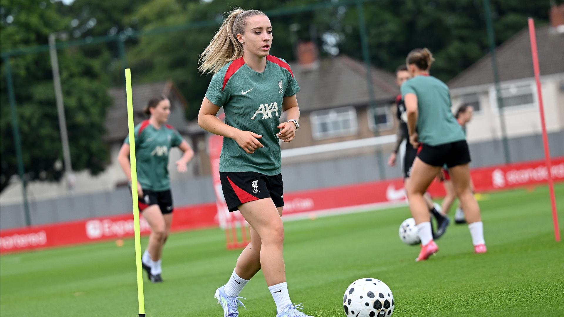 Photos: Day one of a pre-season training for Liverpool FC Women