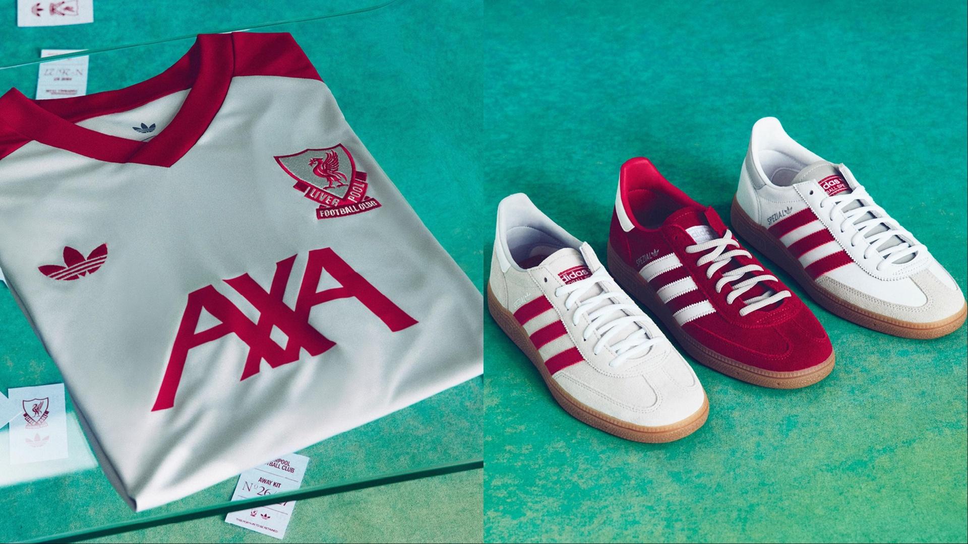 LFC and adidas launch away training kit, Spezial shoes and extra ranges