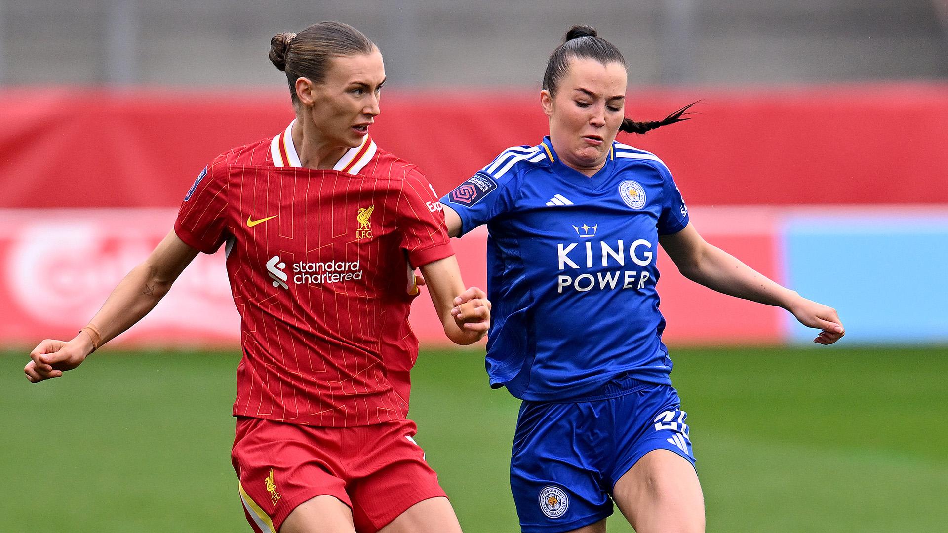 Watch WSL highlights: Liverpool 1-1 Leicester City