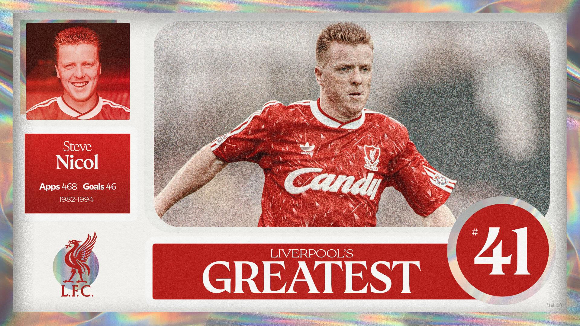 Liverpool's Greatest - No.41: Steve Nicol