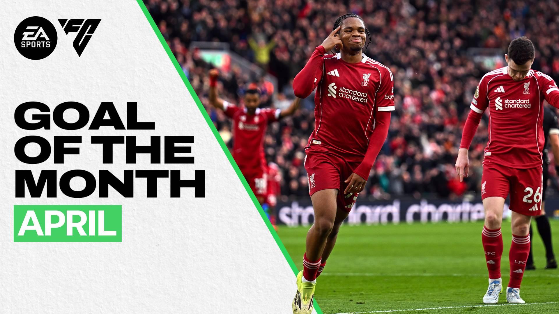 Rio Ngumoha wins LFC Goal of the Month for April