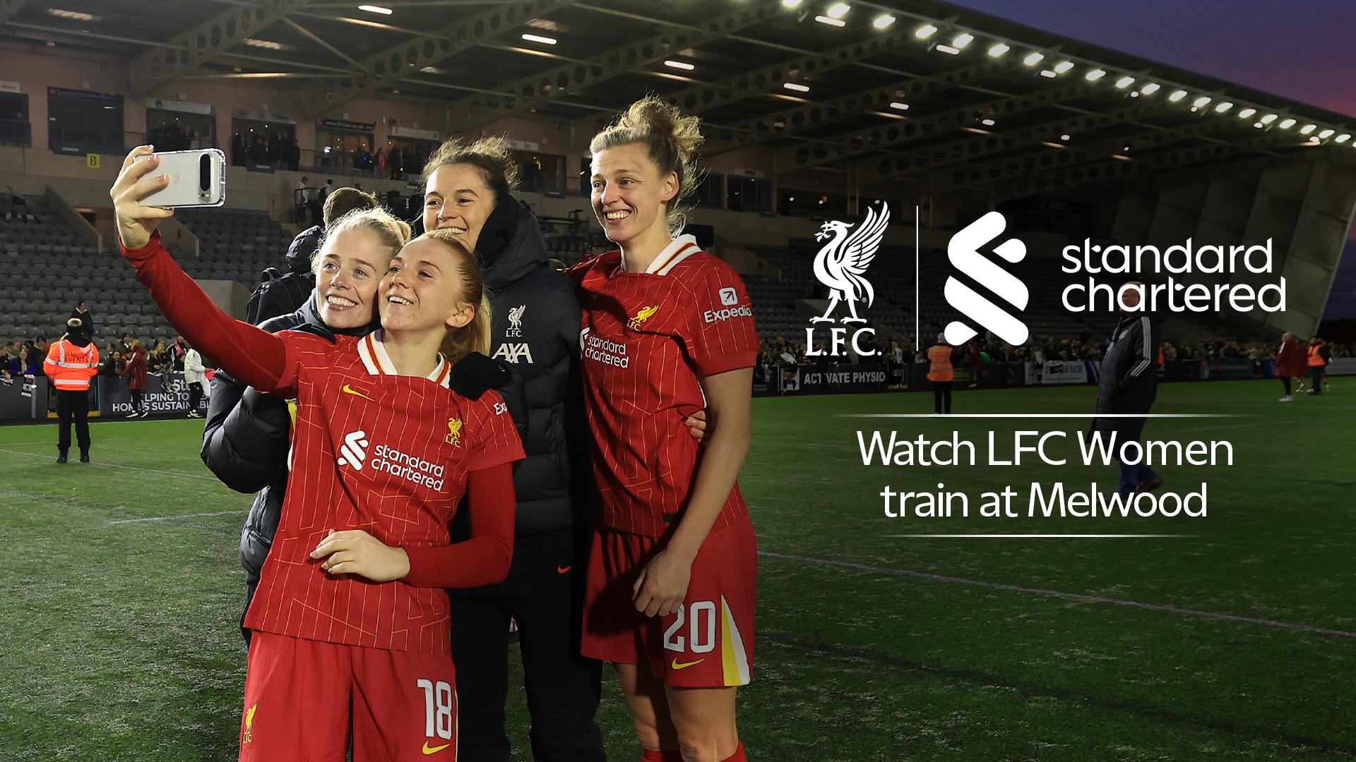 Win a chance to watch LFC Women train at Melwood plus Anfield tour