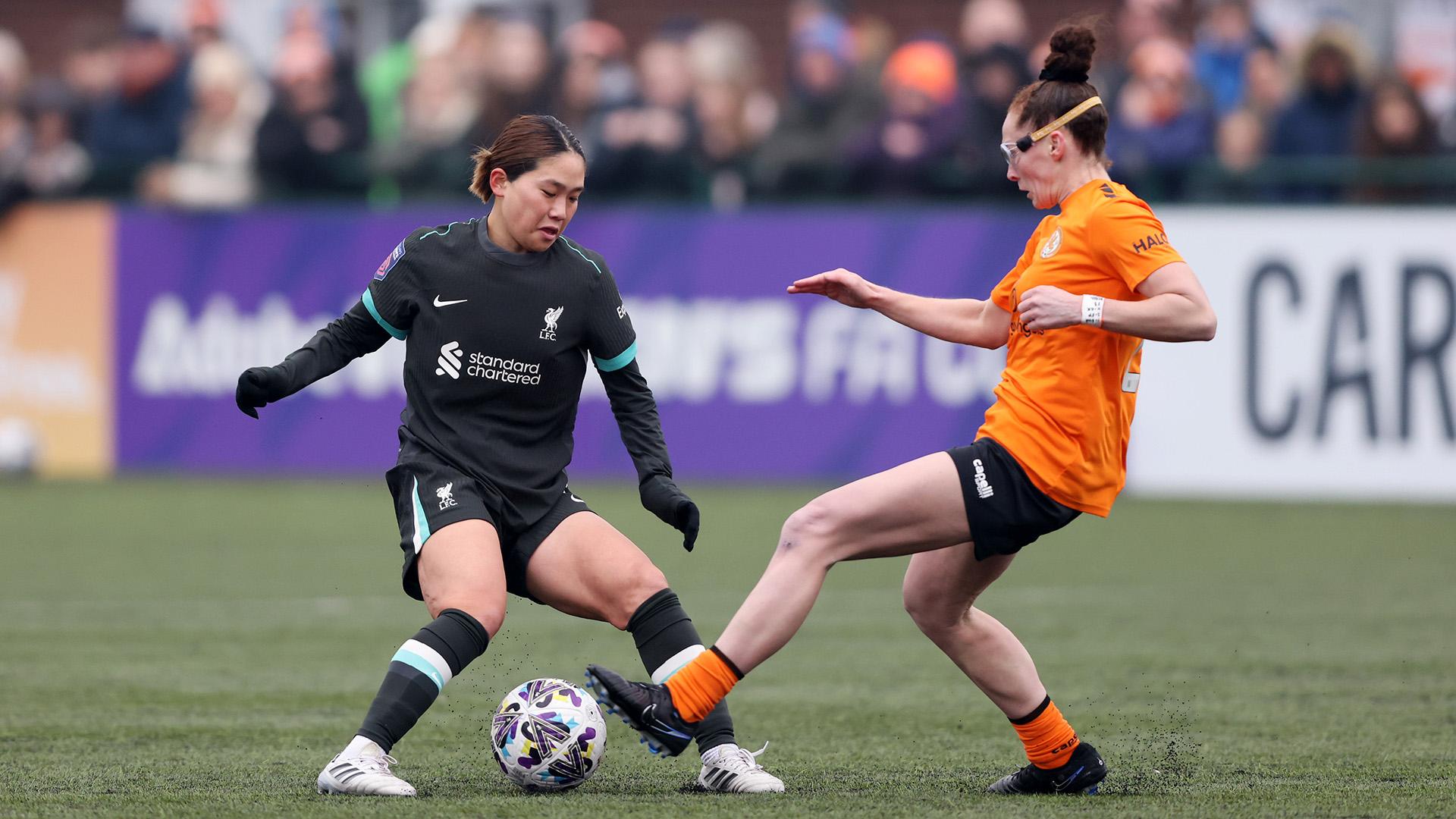 Women's FA Cup highlights: Rugby Borough 0-2 Liverpool