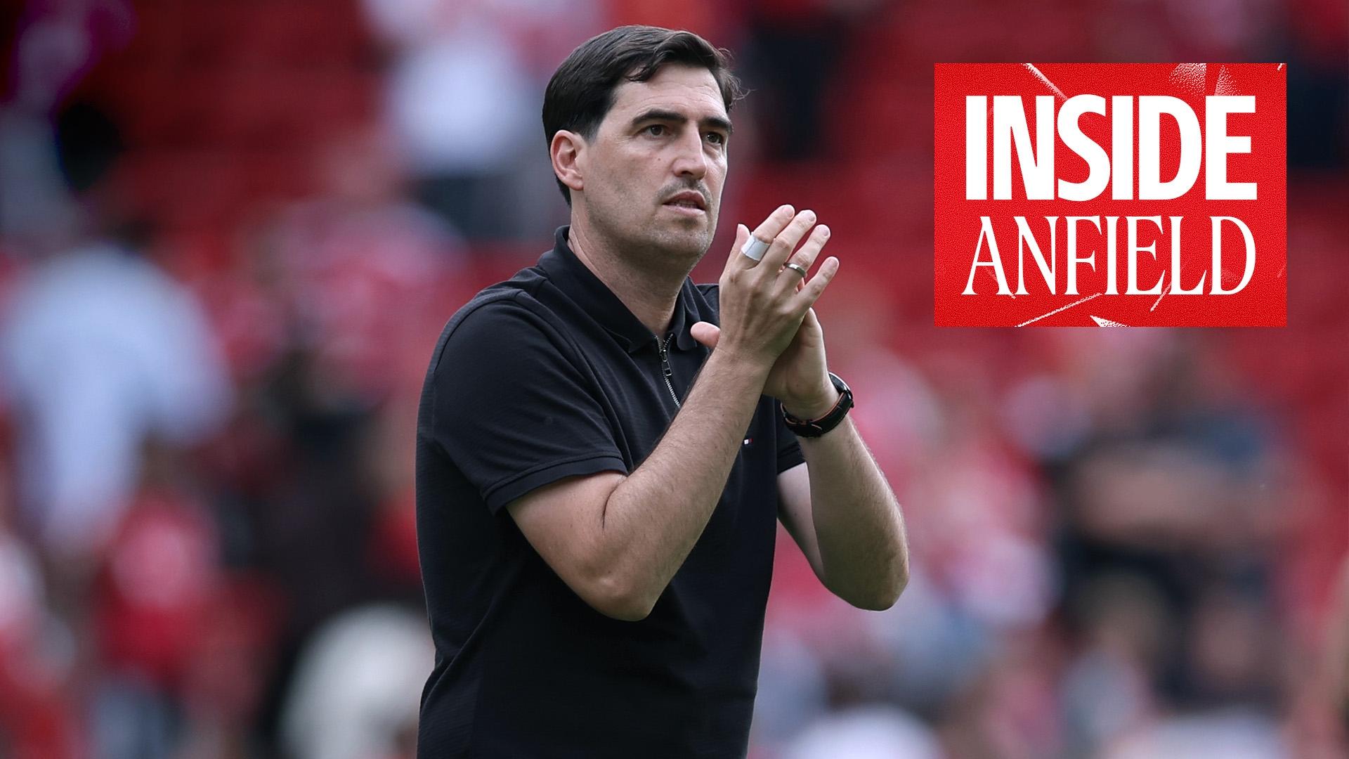 Inside Anfield: Behind the scenes of Andoni Iraola's first Liverpool home game