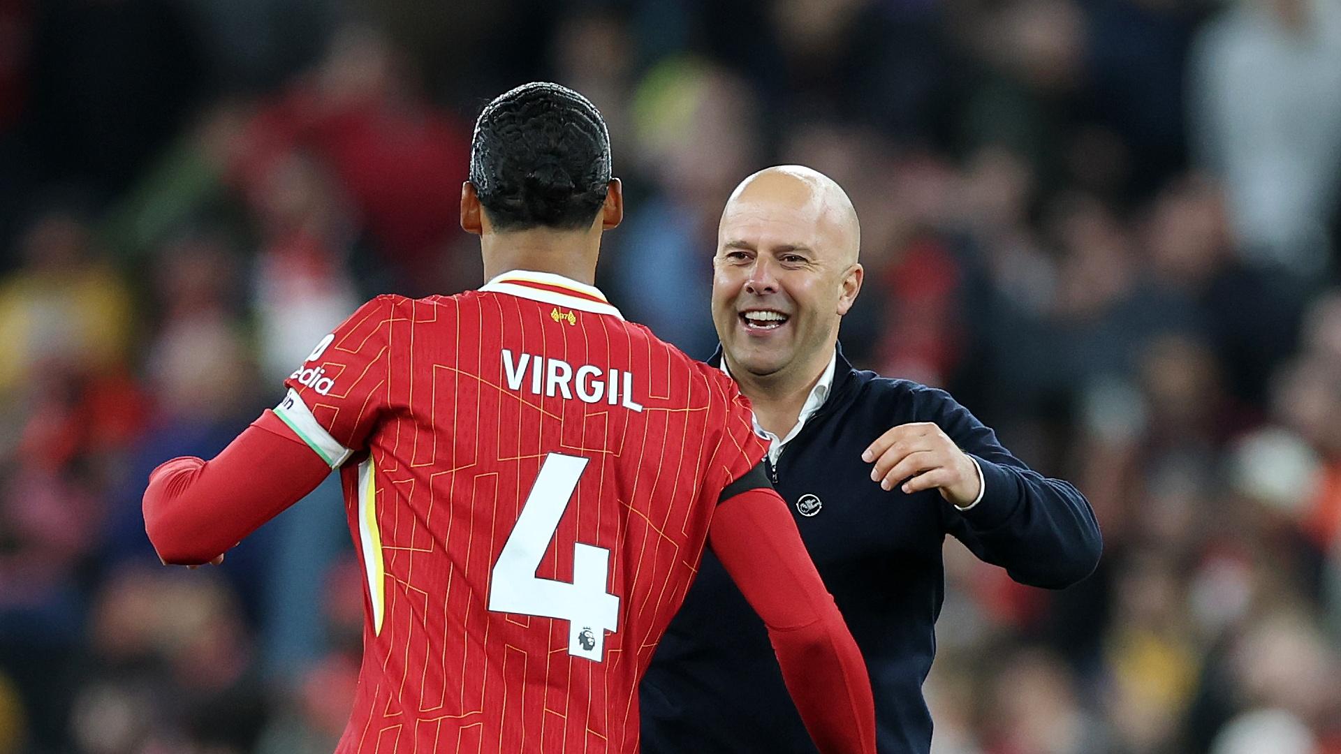 'It's almost difficult to describe' - Arne Slot on Virgil van Dijk's importance to Liverpool