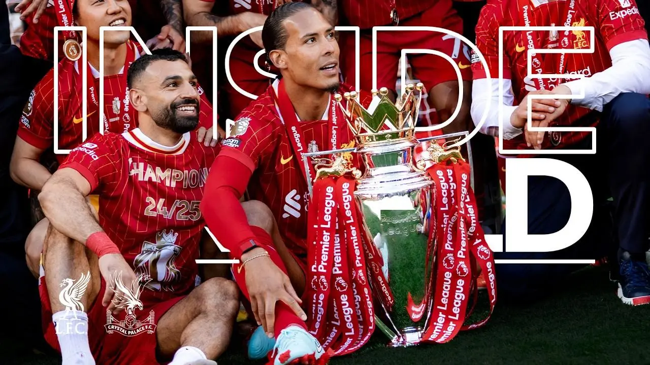Inside Anfield: New views and unseen moments from historic trophy day