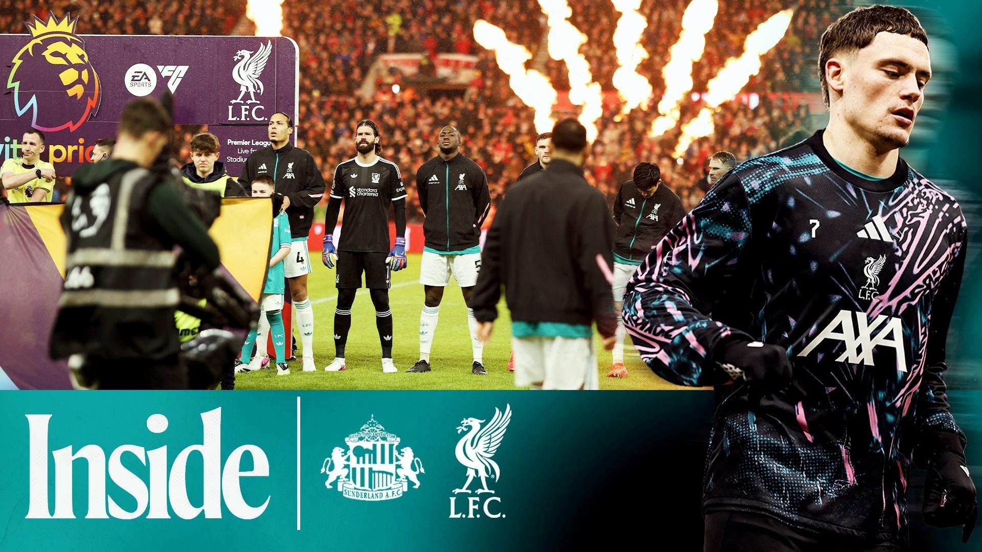 Inside: Unseen moments from Liverpool's victory at Sunderland