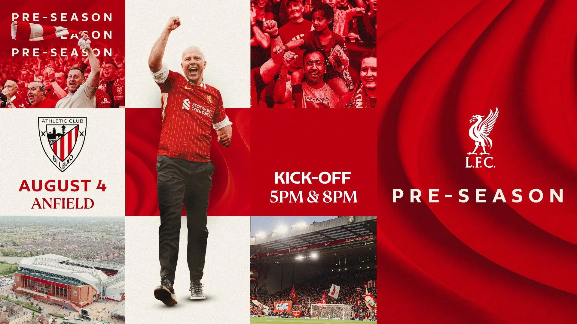 Liverpool to face Athletic Club in pre-season double-header at Anfield
