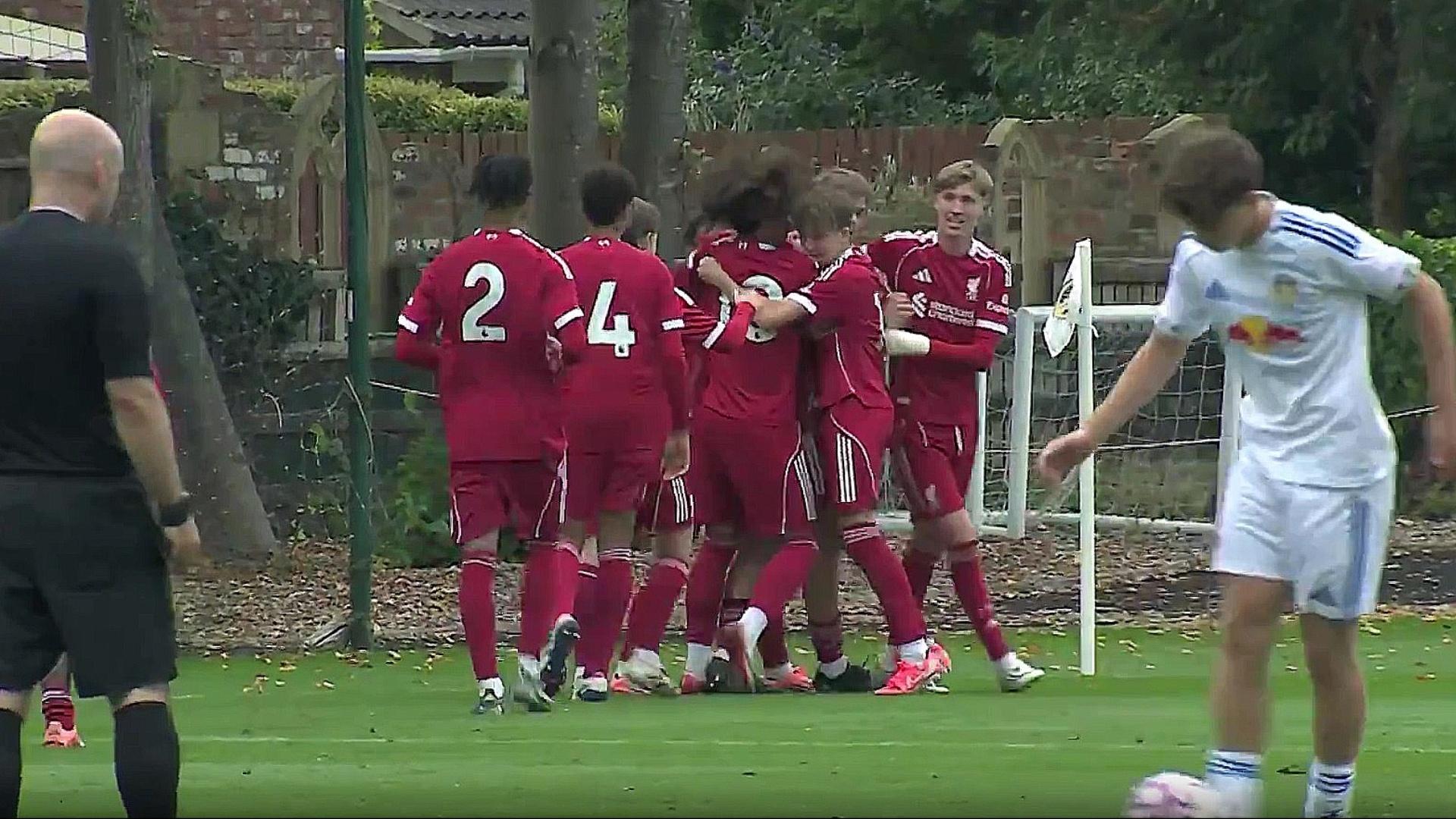 Watch U18s highlights: Leeds United 0-3 Liverpool