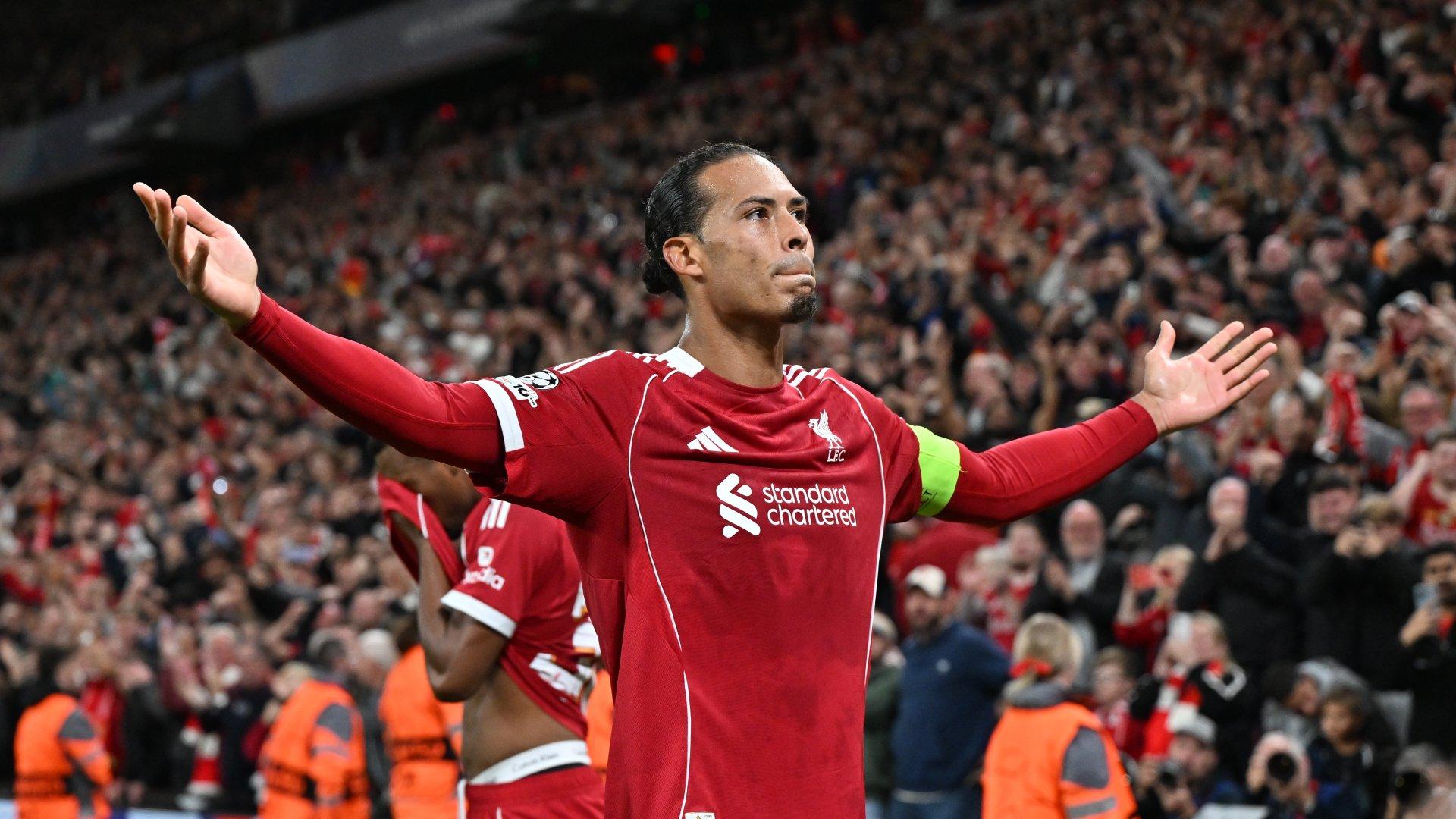Virgil van Dijk scores in stoppage time as Liverpool leave it late again to beat Atletico Madrid
