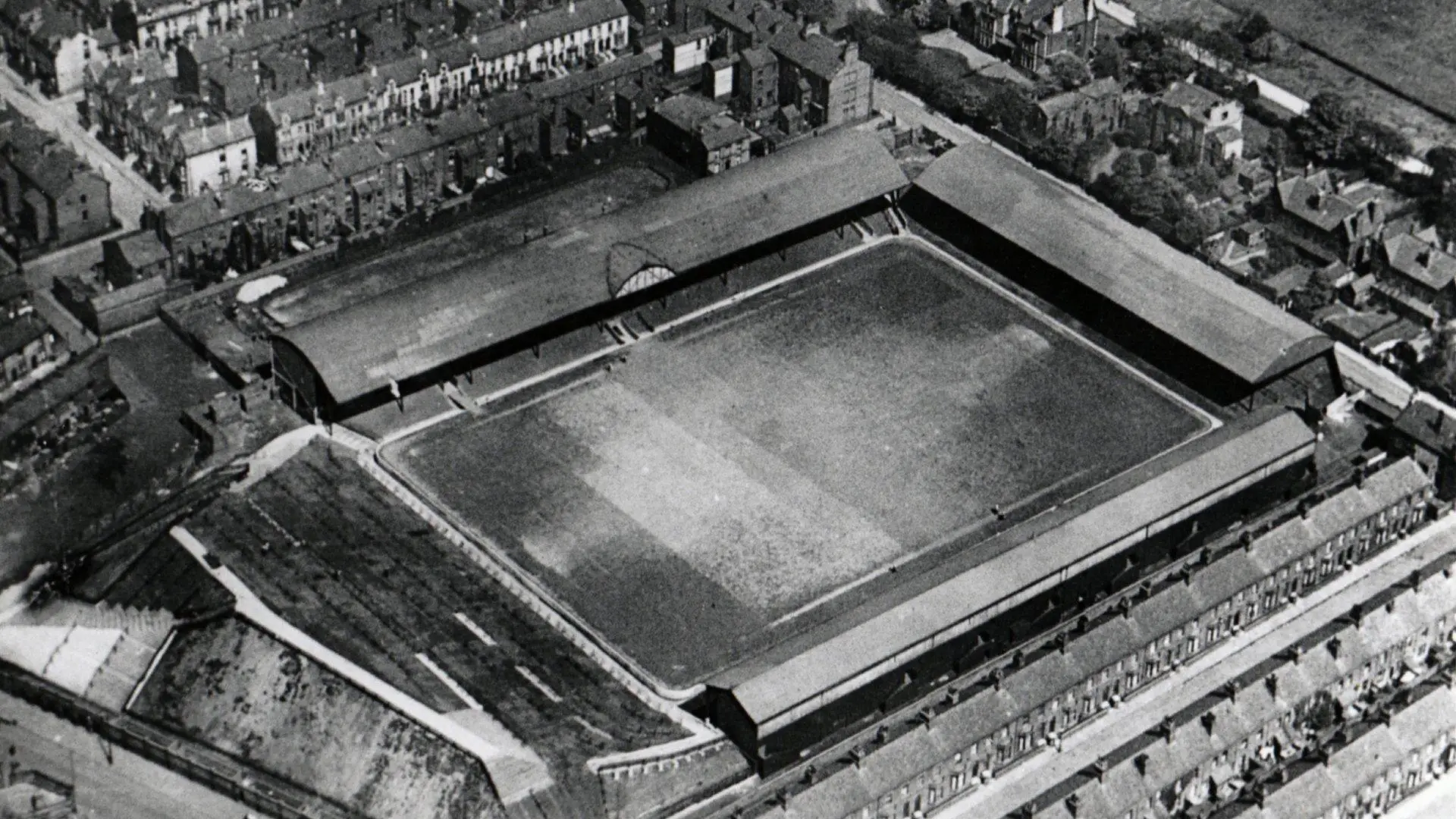 The drawings that show the first transformation of Anfield