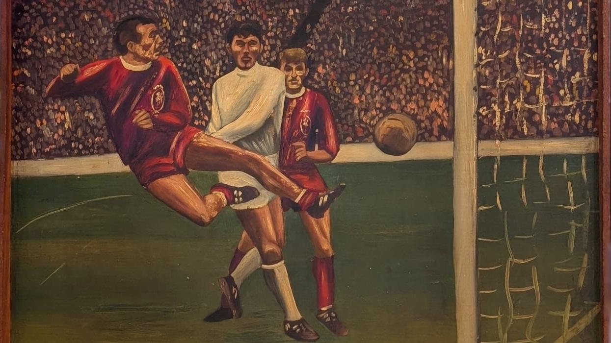 Unique painting of Reds' 1965 FA Cup joy donated to LFC Museum