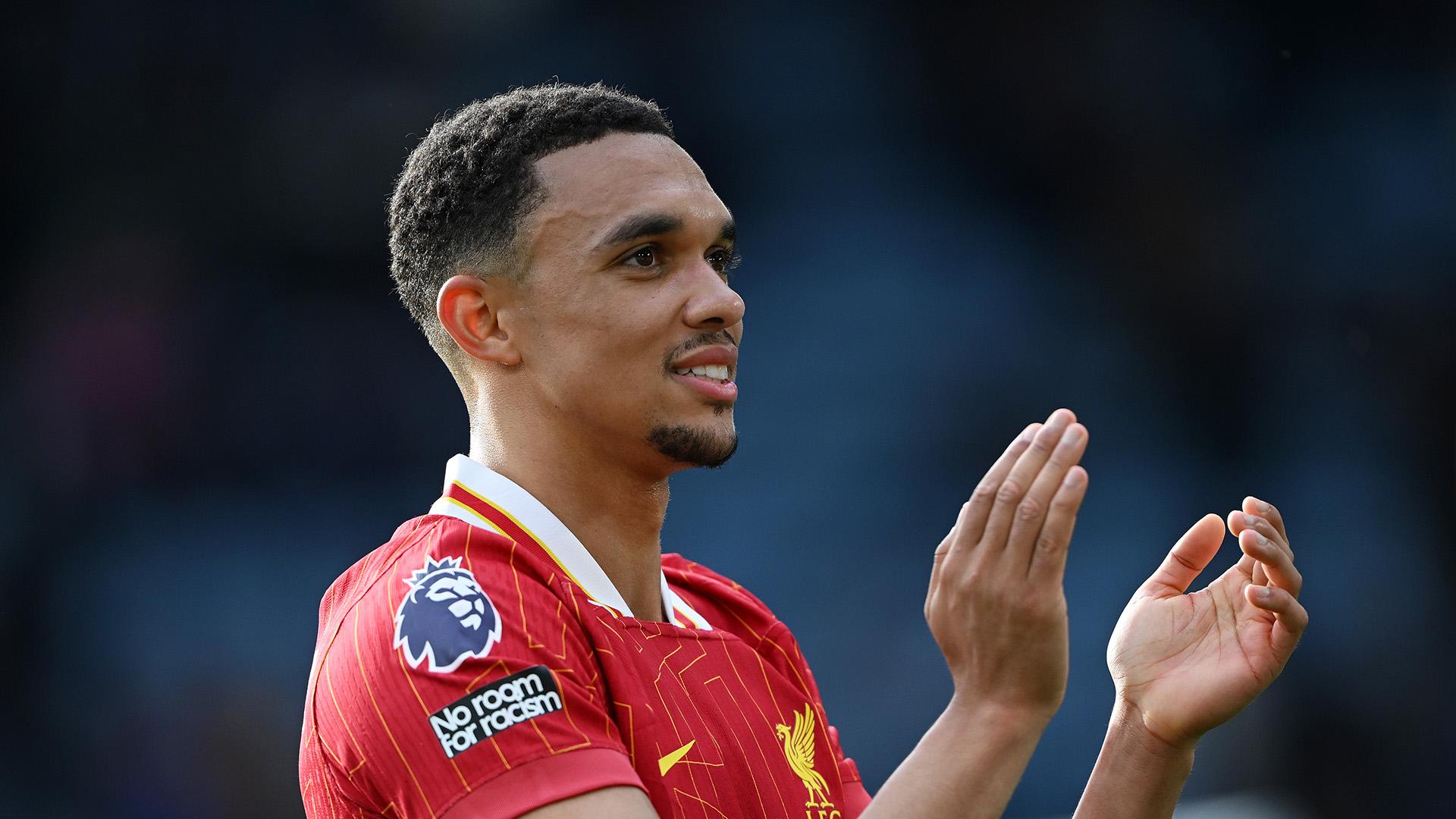 'A big one, very special' - Trent Alexander-Arnold on winner at Leicester