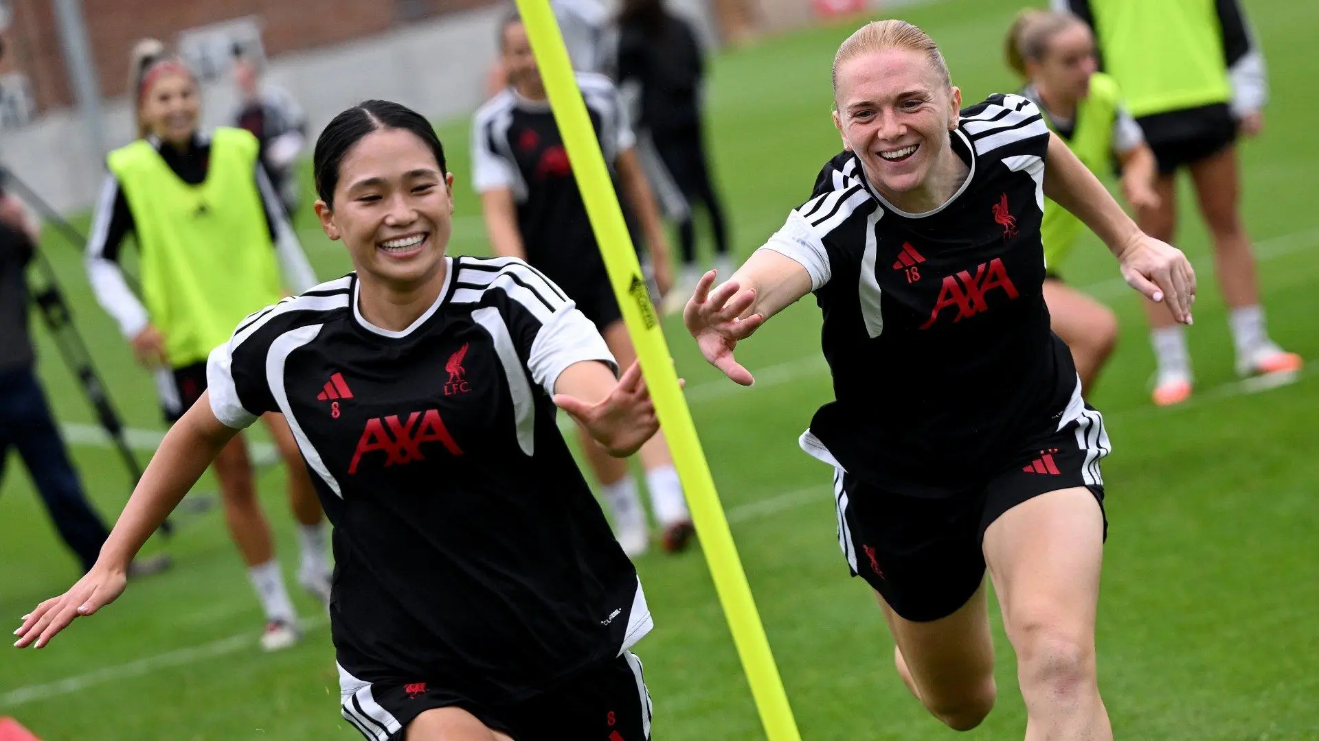 Training photos: Liverpool gear up for WSL opener at Charlton Athletic