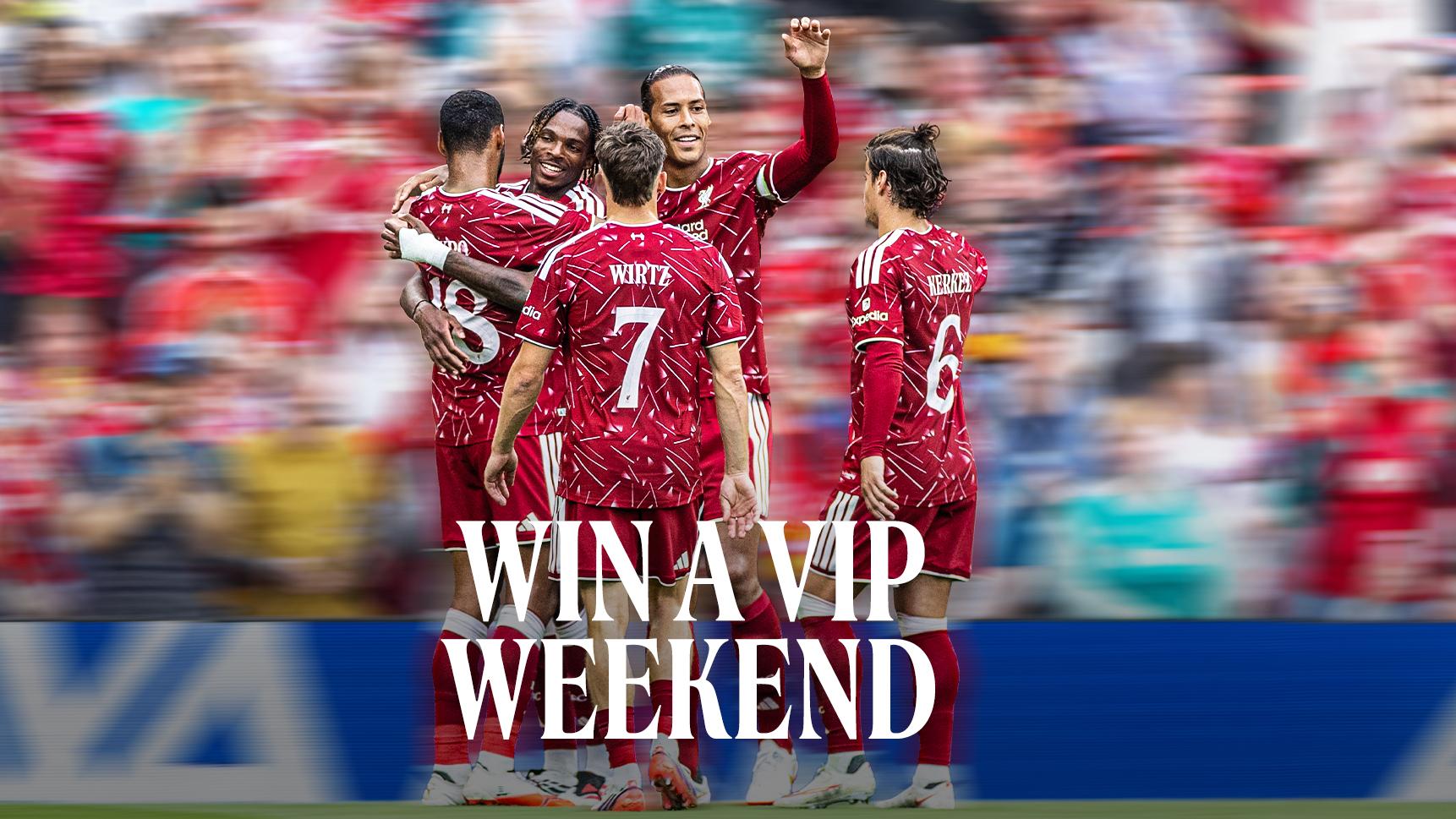 All Red competition: Win a VIP visit to Anfield for Liverpool v Arsenal