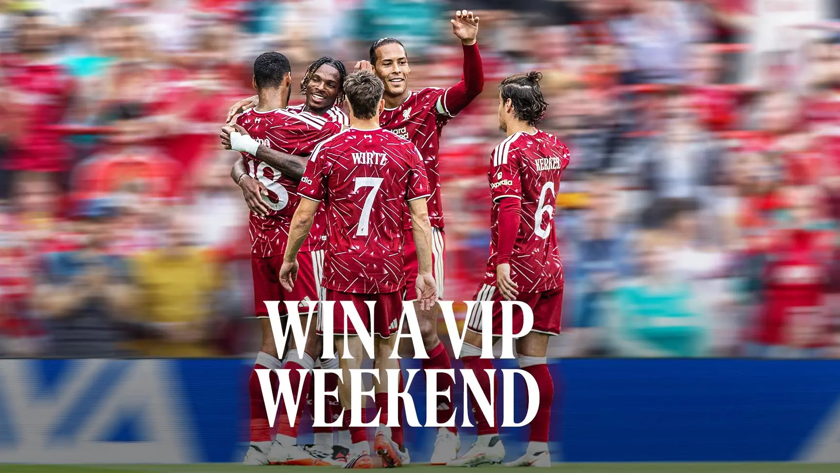 All Red competition: Win a VIP visit to Anfield for Liverpool v Arsenal