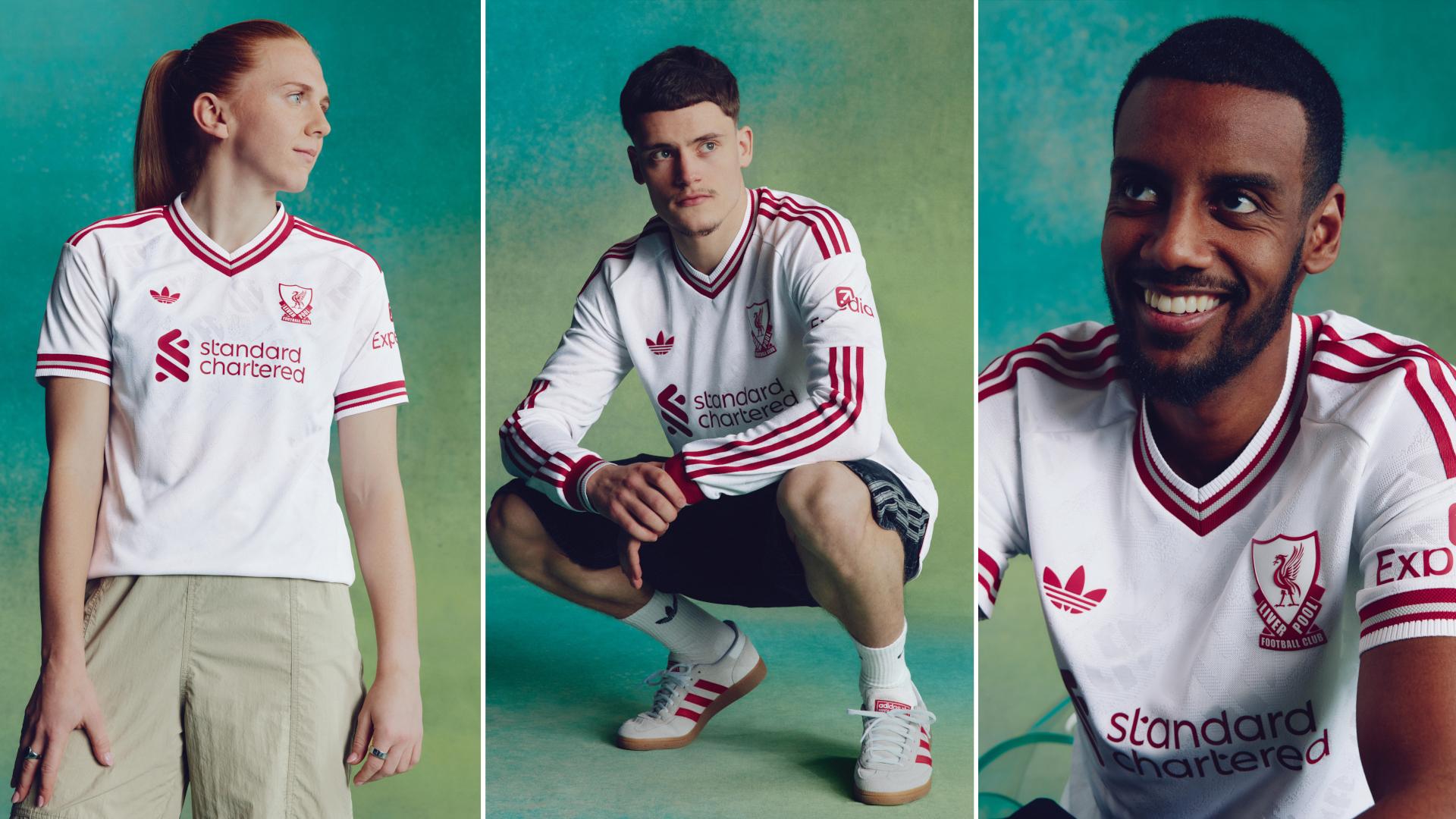 Gallery: Liverpool players model new 2026-27 adidas away shirt