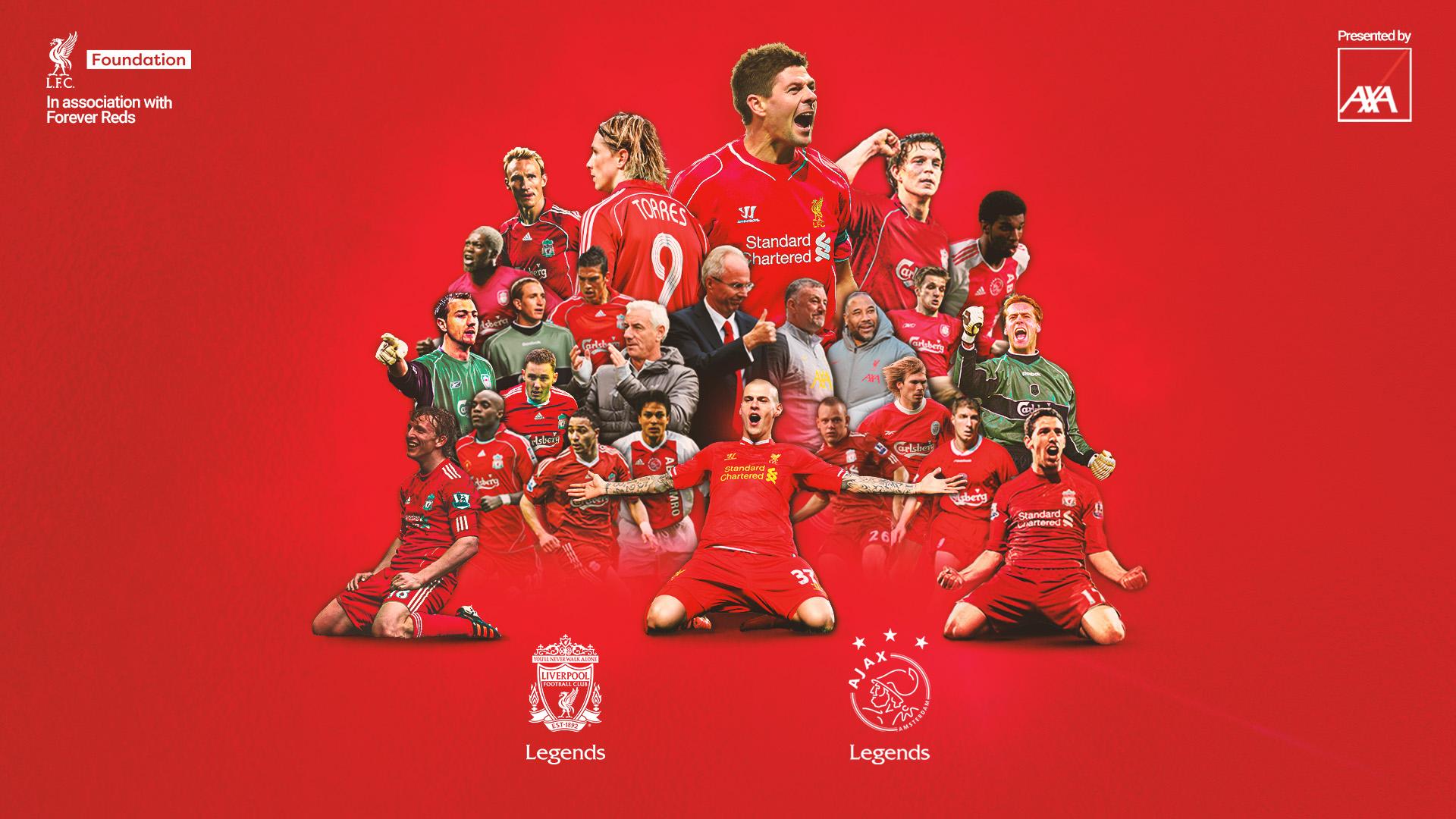 Get your Liverpool FC Legends v Ajax Legends official matchday programme