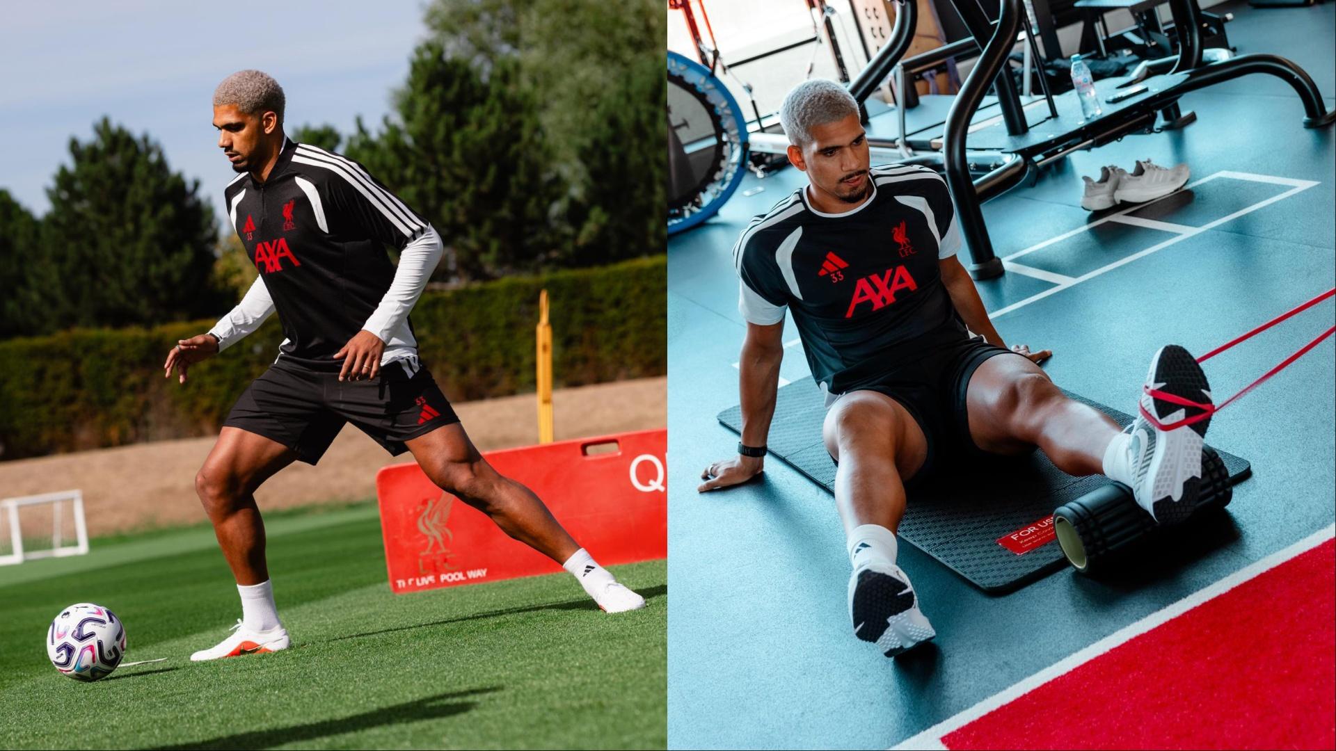Gallery: Ronald Araujo completes first Liverpool training session