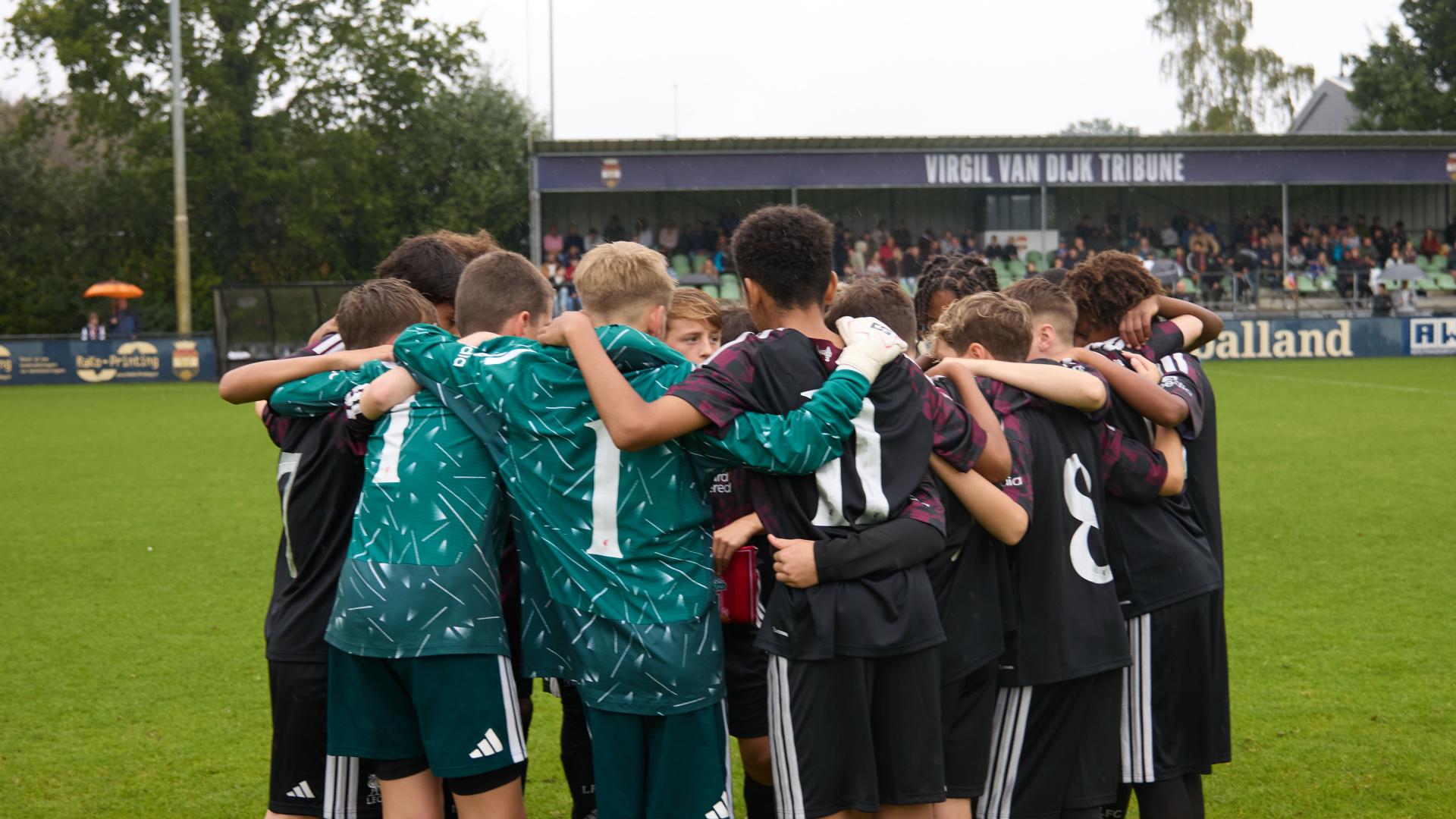 LFC U13s beaten in semi-finals at Virgil's Legacy Trophy as Van Dijk attends final day