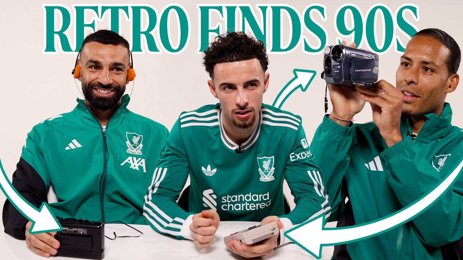 Watch: Reds players star in 'Retro finds '90s' to celebrate kit launch